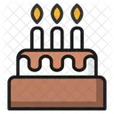 Pastel de cumpleaños  Icono