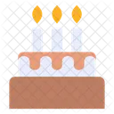 Pastel de cumpleaños  Icono