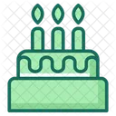 Pastel de cumpleaños  Icono