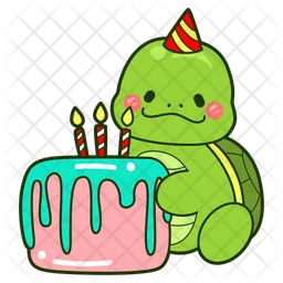 Pastel de cumpleaños  Icono