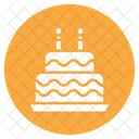 Pastel de cumpleaños  Icono