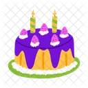 Pastel de cumpleaños  Icono