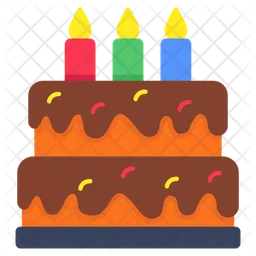 Pastel de cumpleaños  Icono