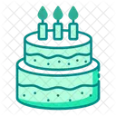 Pastel de cumpleaños  Icono