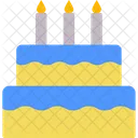 Pastel de cumpleaños  Icono