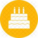 Pastel de cumpleaños  Icono