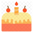 Pastel de cumpleaños  Icono