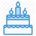 Pastel de cumpleaños  Icono