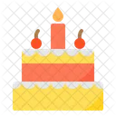 Pastel de cumpleaños  Icono