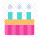 Pastel de cumpleaños  Icono