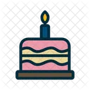 Pastel de cumpleaños  Icono