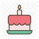 Pastel de cumpleaños  Icono