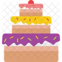 Pastel de cumpleaños  Icono