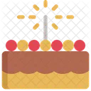 Pastel de cumpleaños  Icono