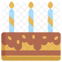 Pastel de cumpleaños  Icono