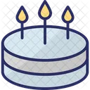 Pastel de cumpleaños  Icono