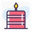 Pastel de cumpleaños  Icono