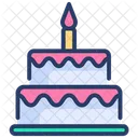 Pastel de cumpleaños  Icono