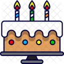 Pastel de cumpleaños  Icono