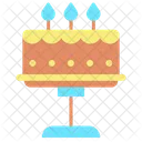 Pastel de cumpleaños  Icono