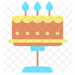 Pastel de cumpleaños  Icono