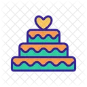 Pastel de cumpleaños  Icono