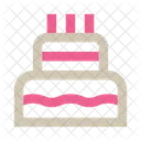 Pastel de cumpleaños  Icono