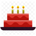 Pastel de cumpleaños  Icono