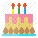 Pastel de cumpleaños  Icono