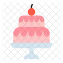 Pastel de cumpleaños  Icono