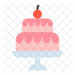 Pastel de cumpleaños  Icono