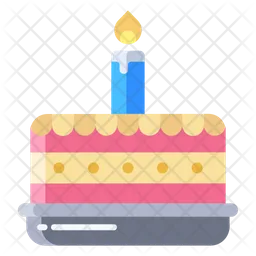 Pastel de cumpleaños  Icono