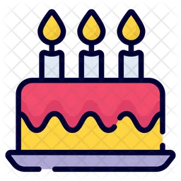 Pastel de cumpleaños  Icono