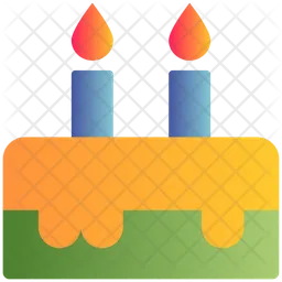 Pastel de cumpleaños  Icono