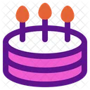 Pastel de cumpleaños  Icono