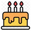 Pastel de cumpleaños  Icono