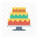 Pastel de cumpleaños  Icono