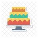 Pastel de cumpleaños  Icono