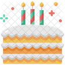 Pastel de cumpleaños  Icono