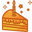 Pastel de cumpleaños  Icono