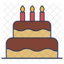 Pastel de cumpleaños  Icono