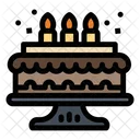 Pastel de cumpleaños  Icono