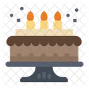 Pastel de cumpleaños  Icono