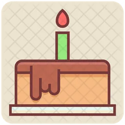 Pastel de cumpleaños  Icono