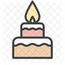 Pastel Tarta Velas Icon