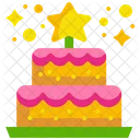 Pastel de cumpleaños  Icono