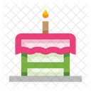 Pastel de cumpleaños  Icono