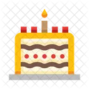 Pastel de cumpleaños  Icono