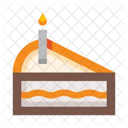 Pastel de cumpleaños  Icono