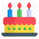 Pastel de cumpleaños  Icono